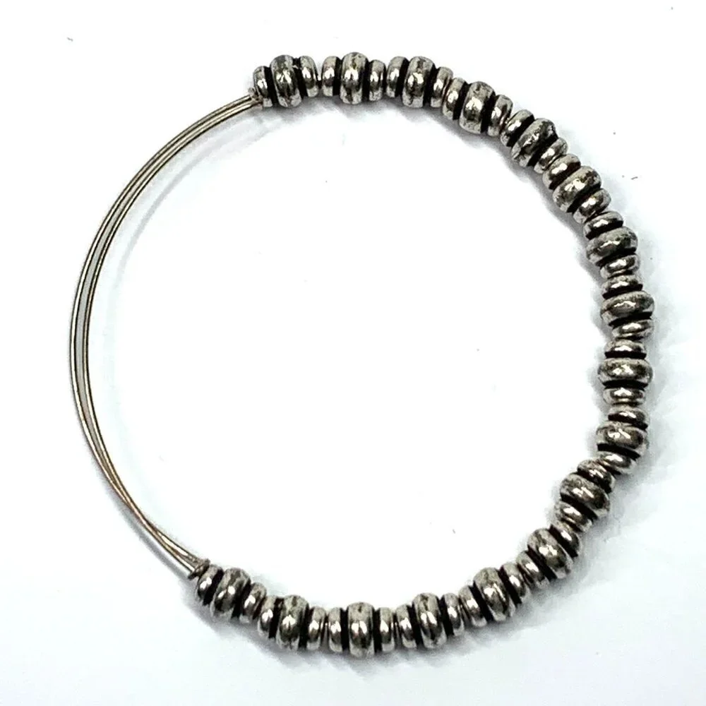 Alex and Ani Beaded Charm Bracelet Silver Finish - Expands 2